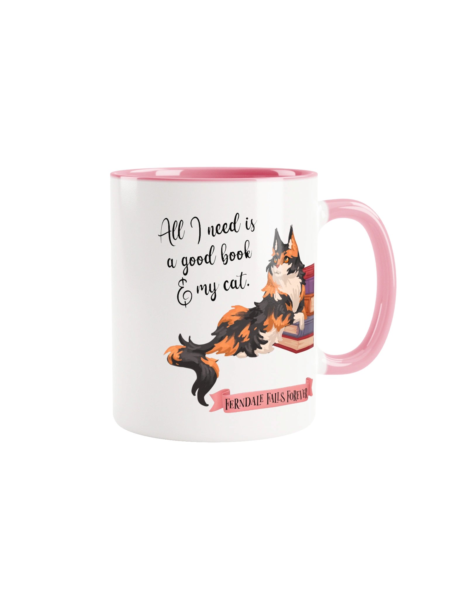 Book and Cat Mug product image (1)