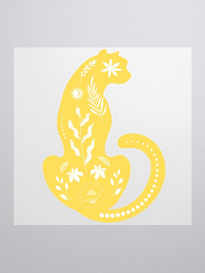Yellow Panther Sticker product image (2)