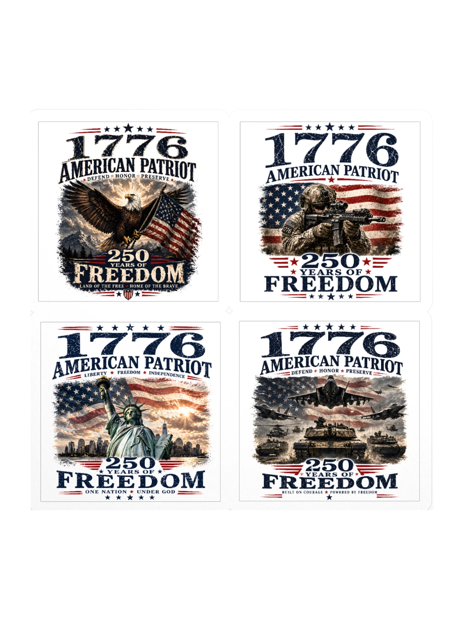 Patriot 1776 Sticker Mix product image (1)