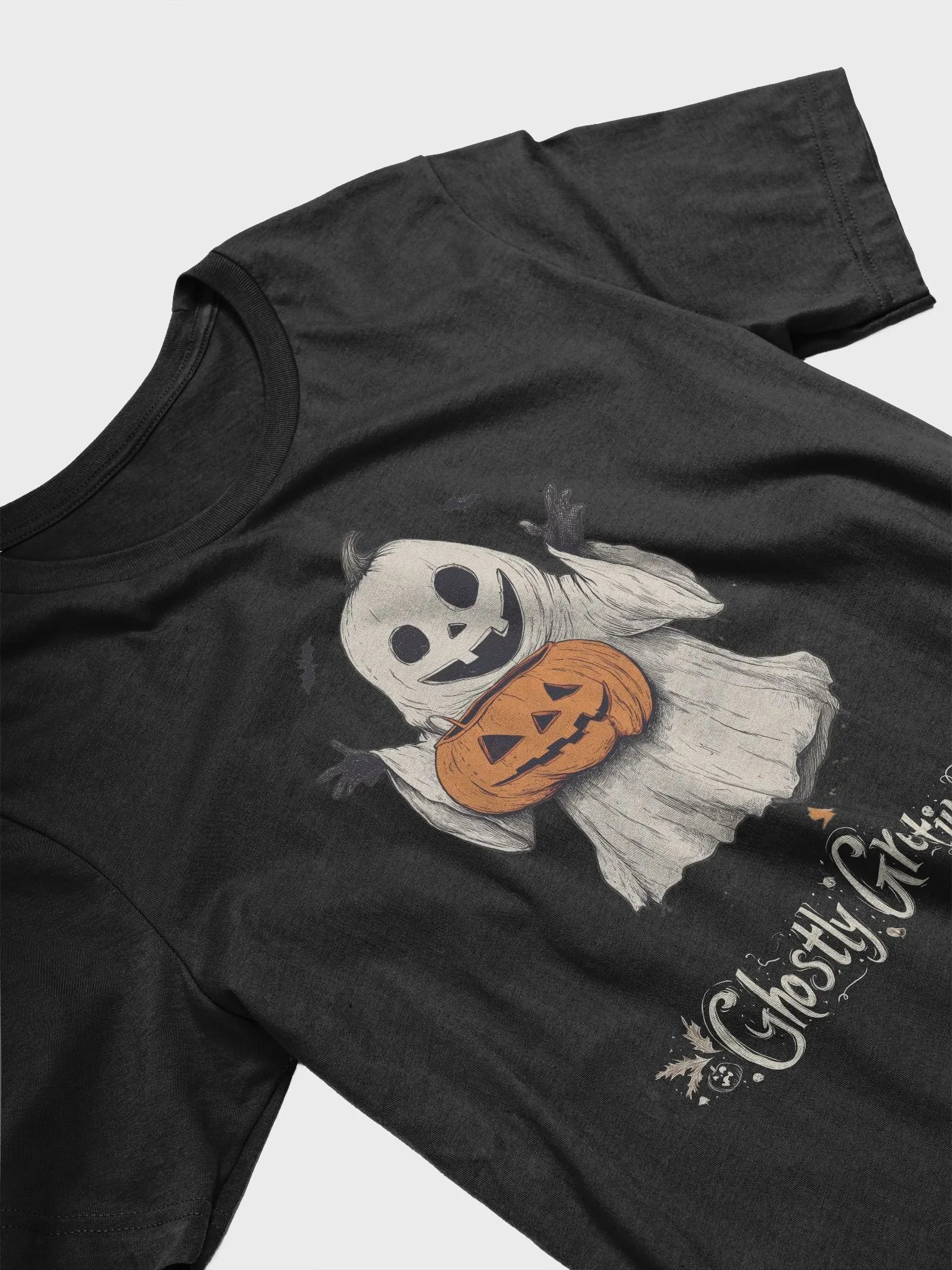 Ghostly Greetings! Black Tee product image (3)