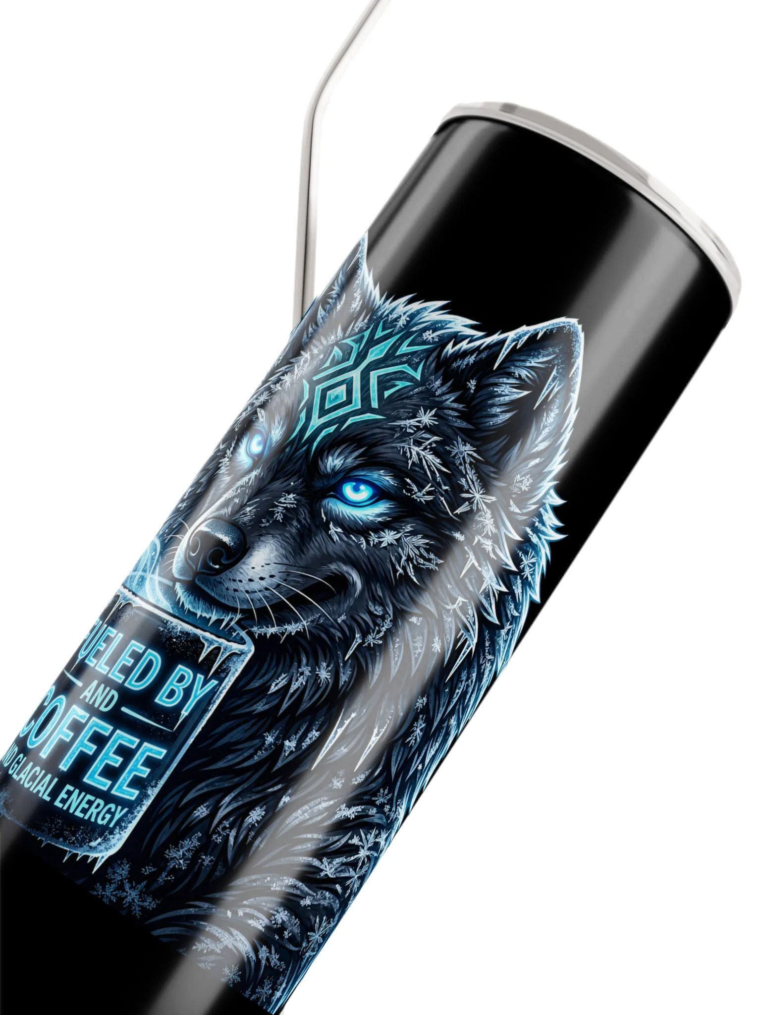 Glacial Energy Wolf Tumbler product image (5)
