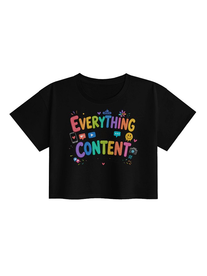Everything Content Rainbow Social Crop Top product image (7)