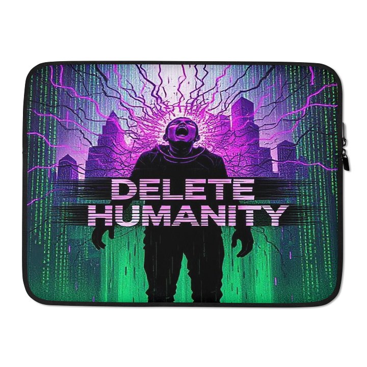 Delete Humanity Laptop Sleeve product image (2)