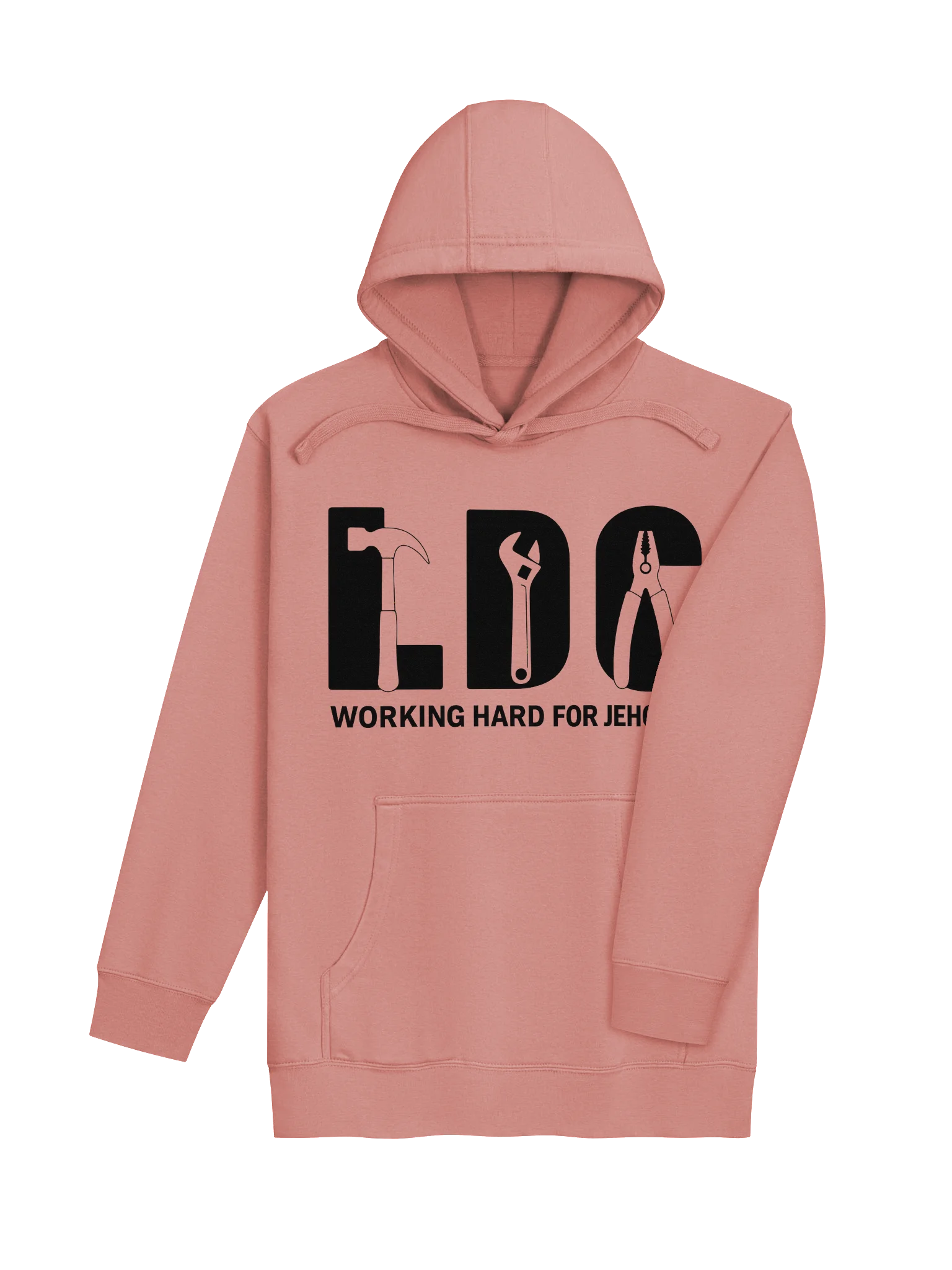 LDC Volunteer “Working Hard for Jehovah” Unisex Hoodie product image (20)