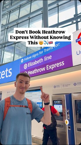 Ad |👇 KEEP READING before booking the Heathrow Express 🚆🇬🇧

The Heathrow Express is the fastest way to get from Heathrow into...