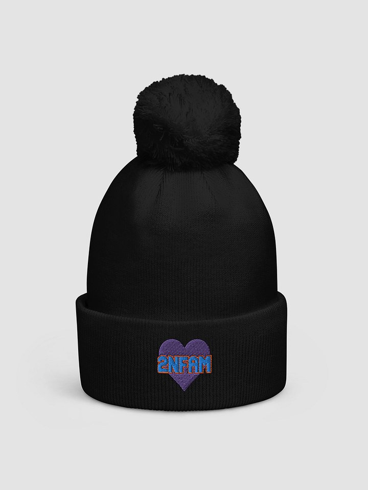 2NFAM Heart Solid Pom-Pom Beanie product image (1)