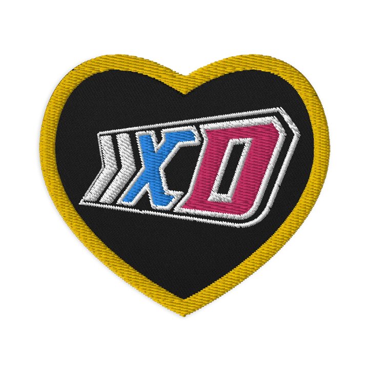 Spin Rhythm XD Short Logo Embroidered Patch - Heart product image (1)