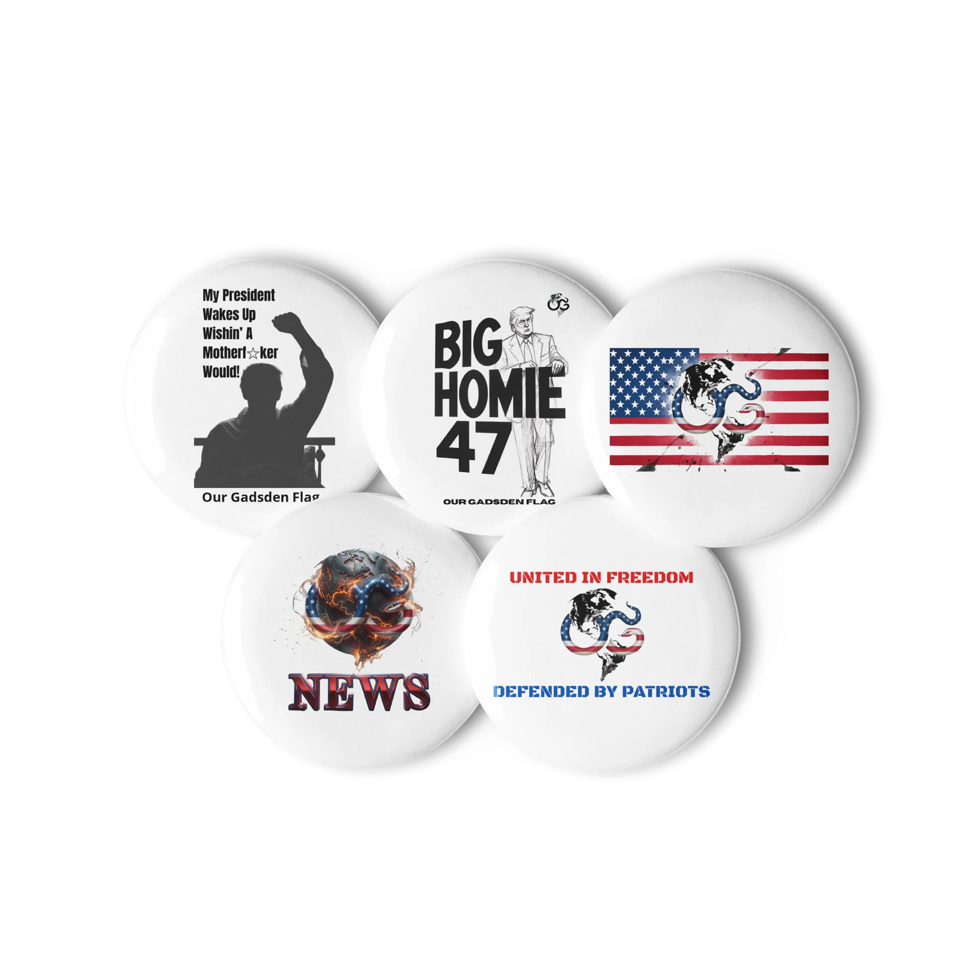 OG Flag Button Set product image (2)