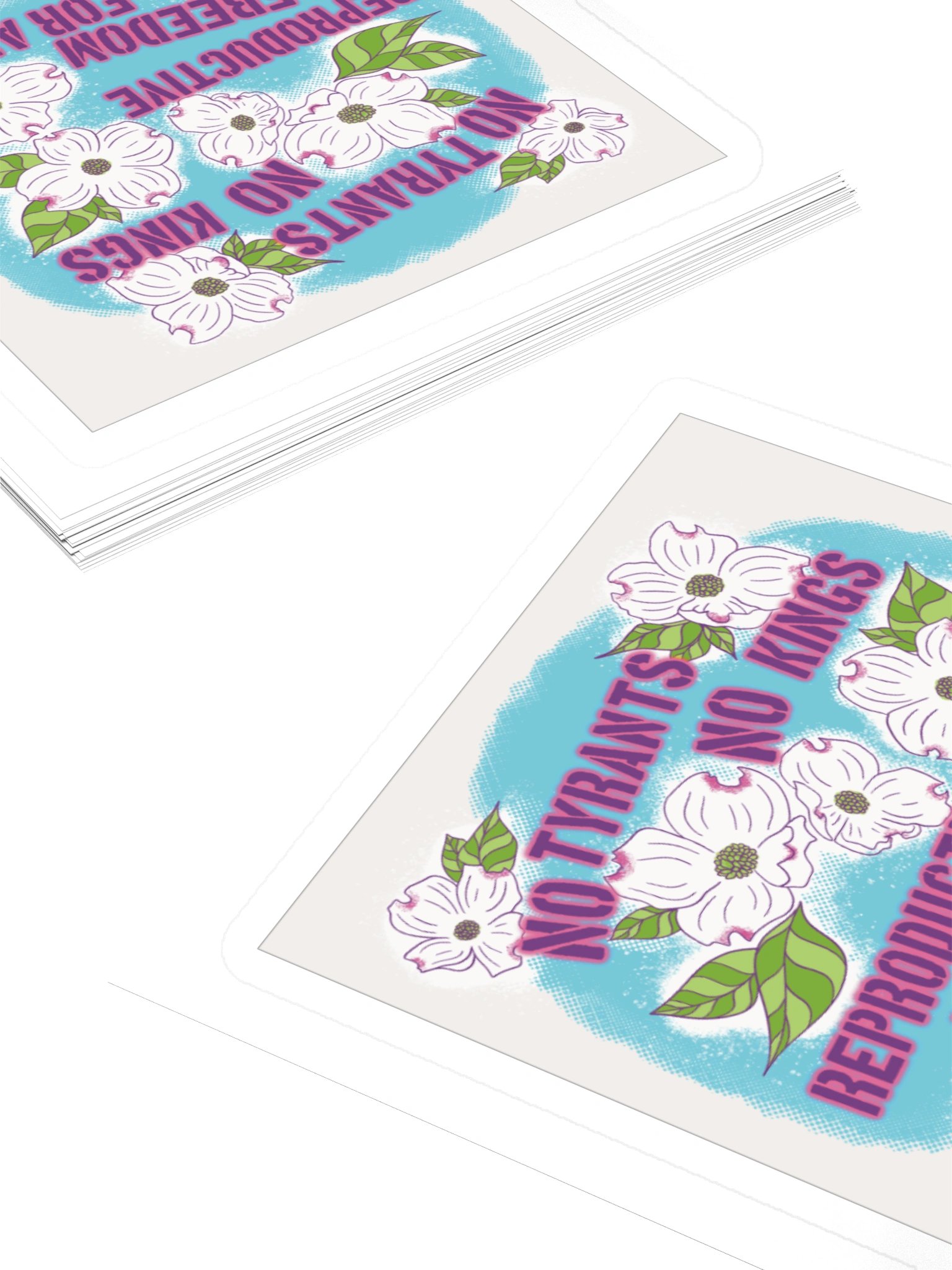 No Tyrants, No Kings Sticker — Virginia product image (4)