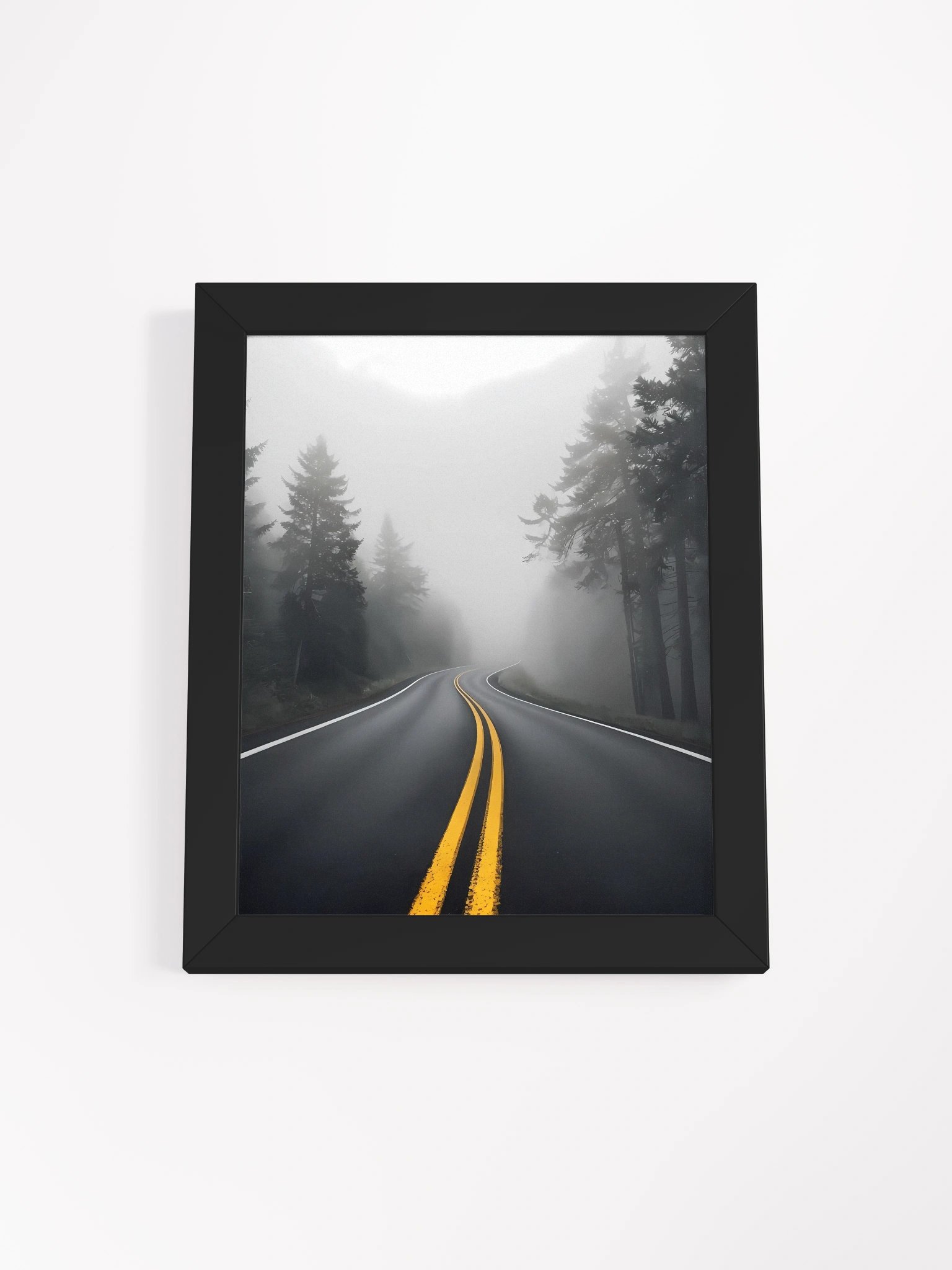 Misty Road Framed Matte Poster product image (2)
