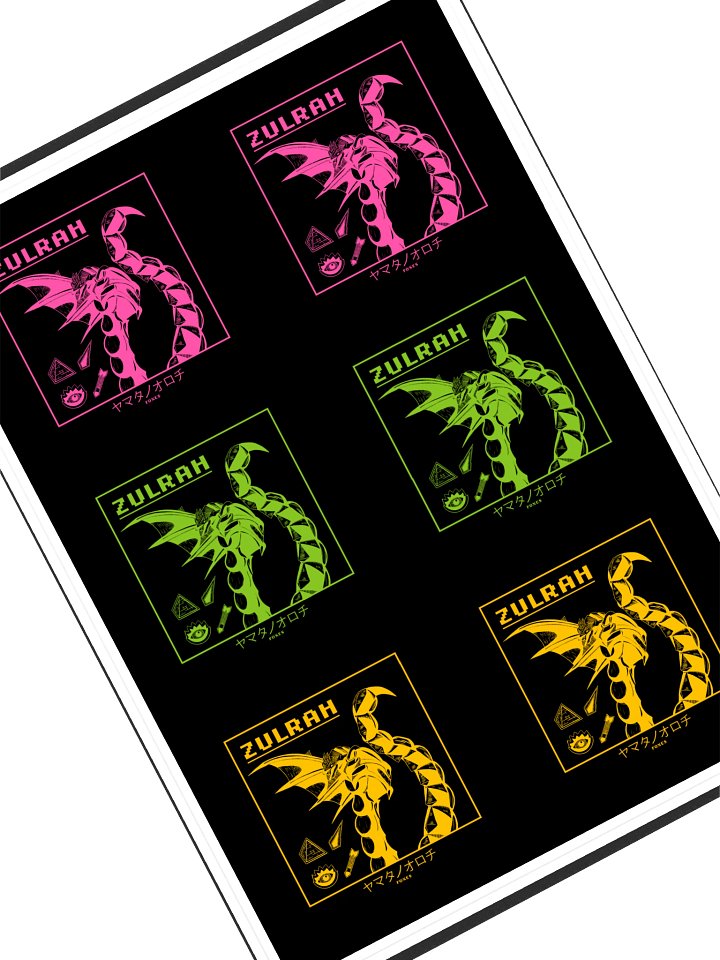 Zulrah Sticker Sheet product image (1)
