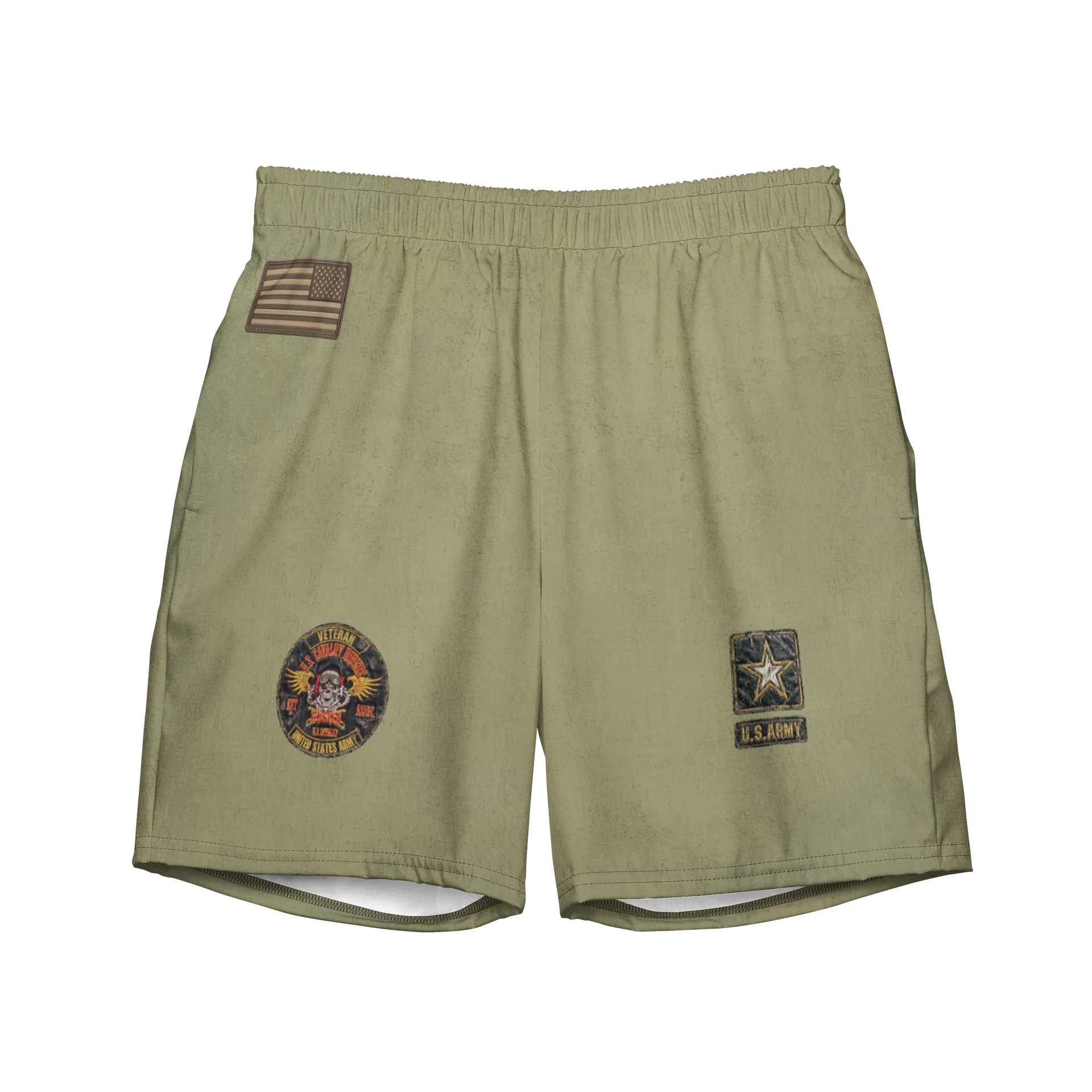 Distressed OD USCRA Cav Swim Trunks product image (1)