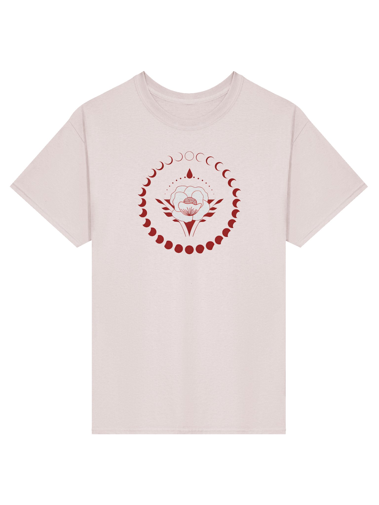 Mystic Full Moon Blooming Rose Well Women Rising T-Shirt product image (25)