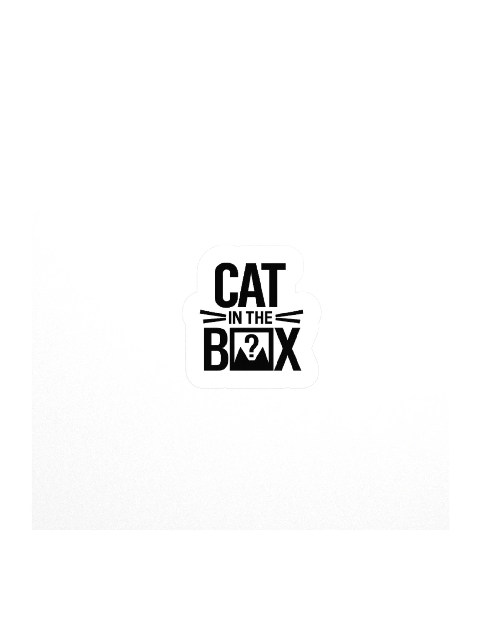 Stickers "CAT IN THE BOX" product image (2)