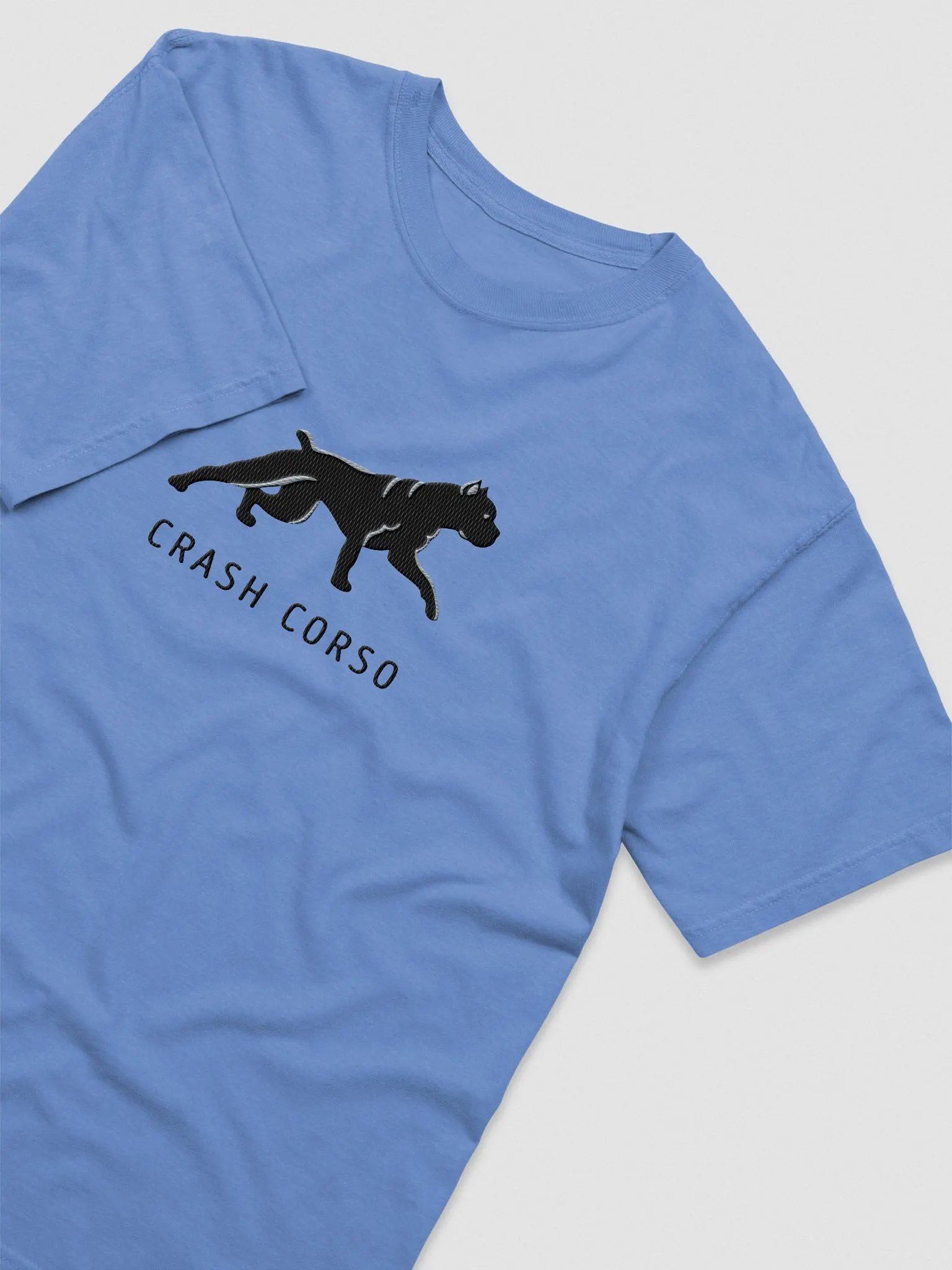 Crash Corso T-Shirt(Embroidered) of a Cane Corso(Black) product image (5)