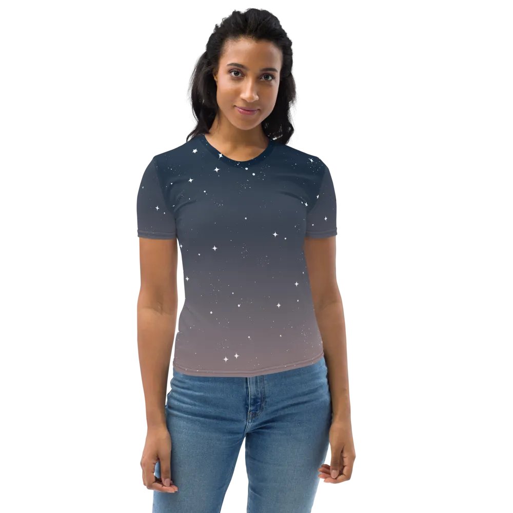 Starry Sky Dusk Women's T-Shirt product image (10)