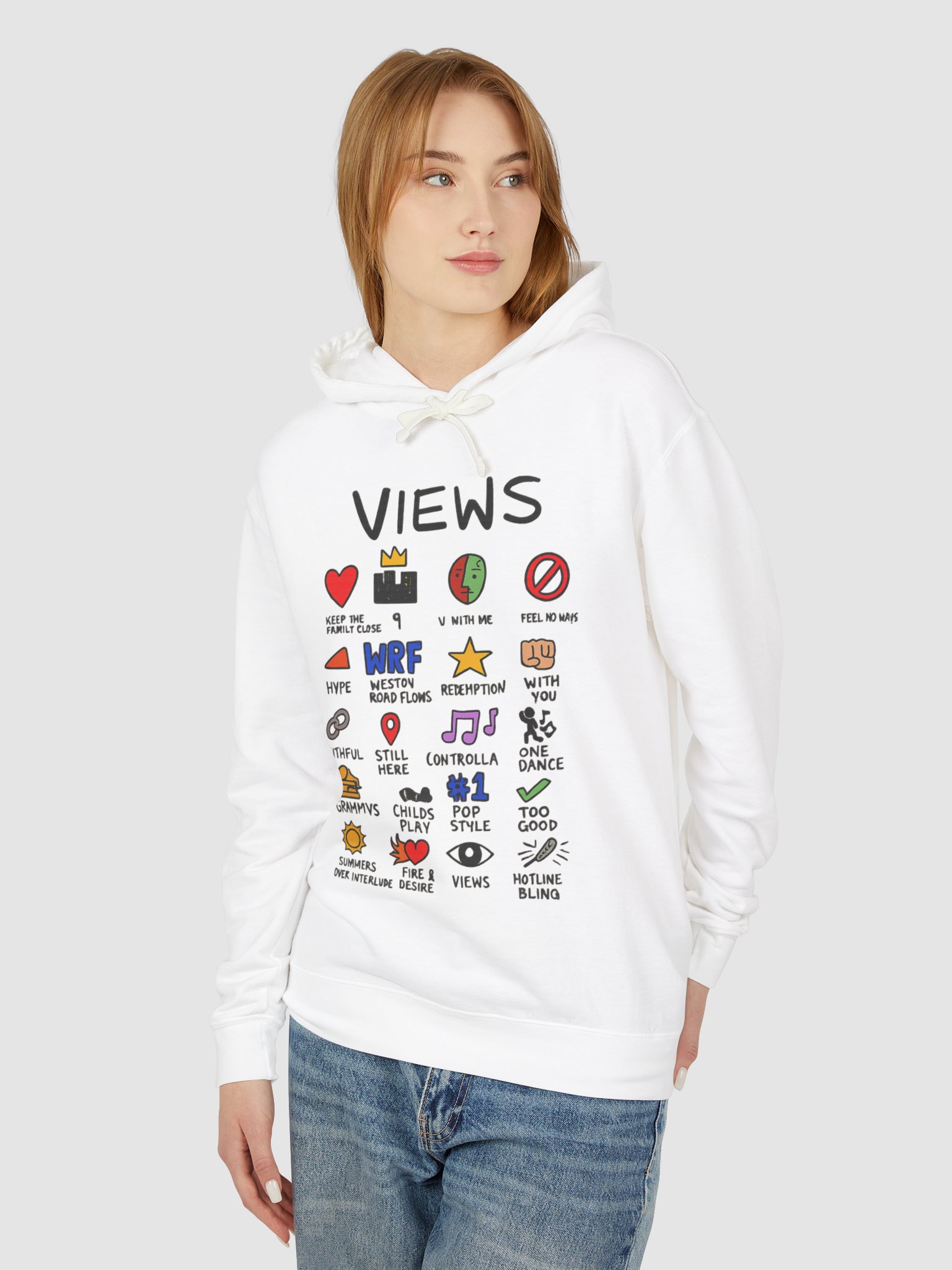 Drake Views Notebook Hoodie product image (2)