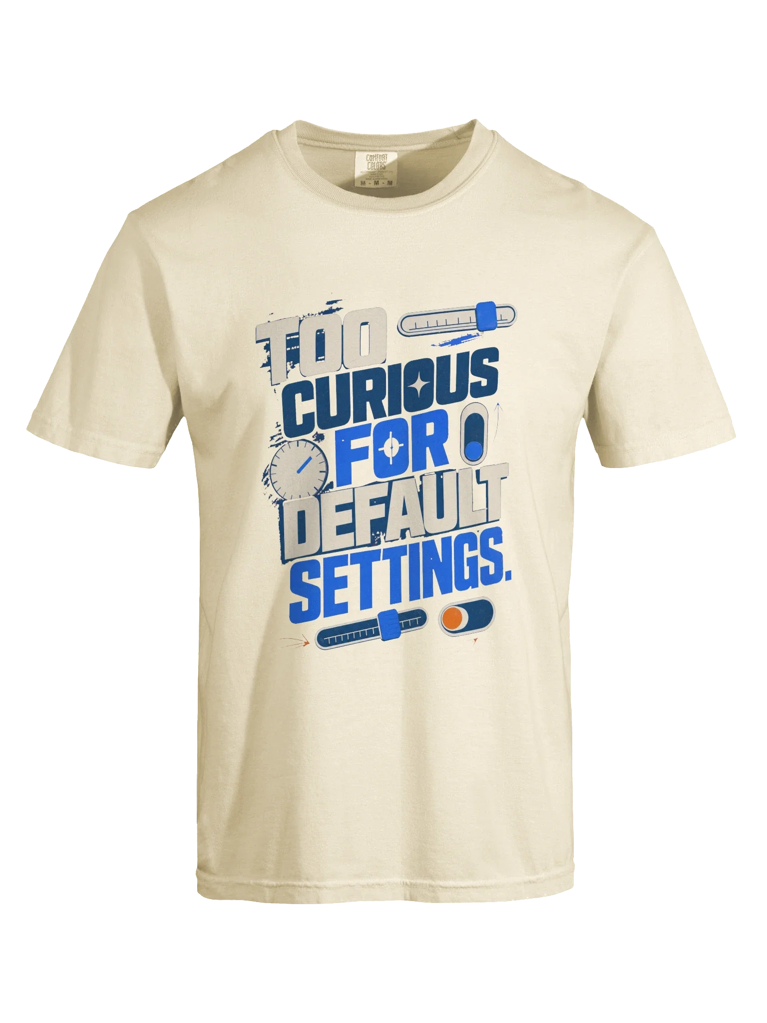 Too Curious for Default Settings Tee — view 29