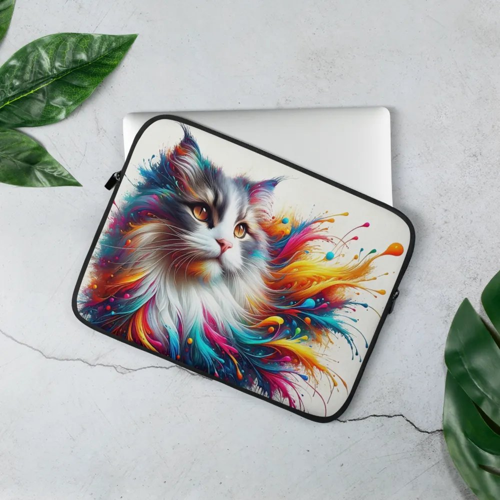 Laptop Sleeve: Norwegian Forest Cat product image (2)