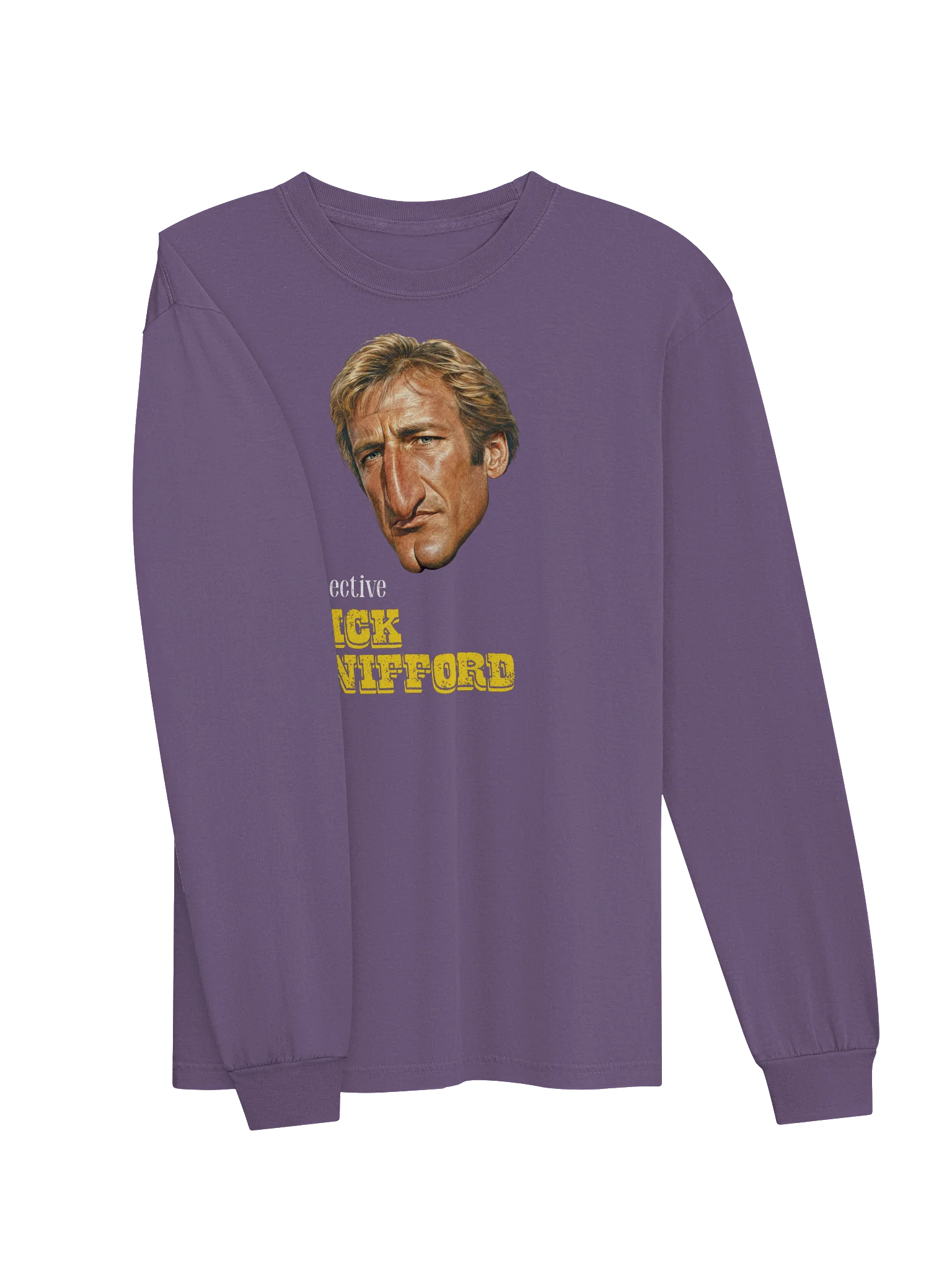 Dick Snifford Portrait Long Sleeve T-Shirt product image (11)