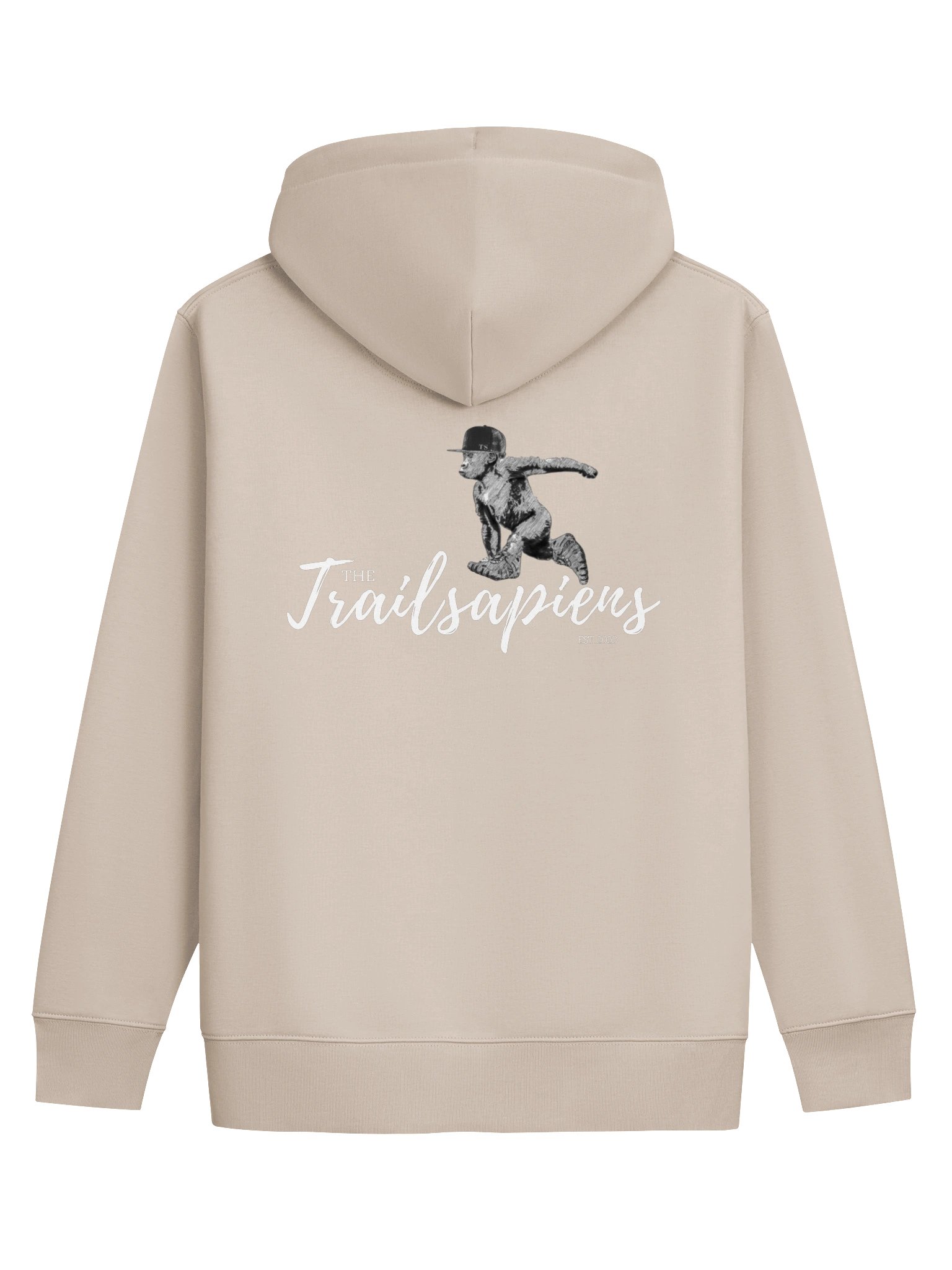 ECO-Friendly & Organic Premium Quality - Unisex Relaxed Hoodie with Trailsapiens Logo. product image (3)