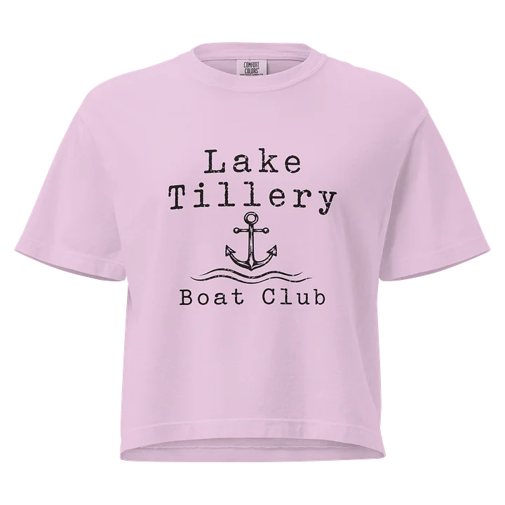 Lake Tillery Boat Club boxy tee product image (1)
