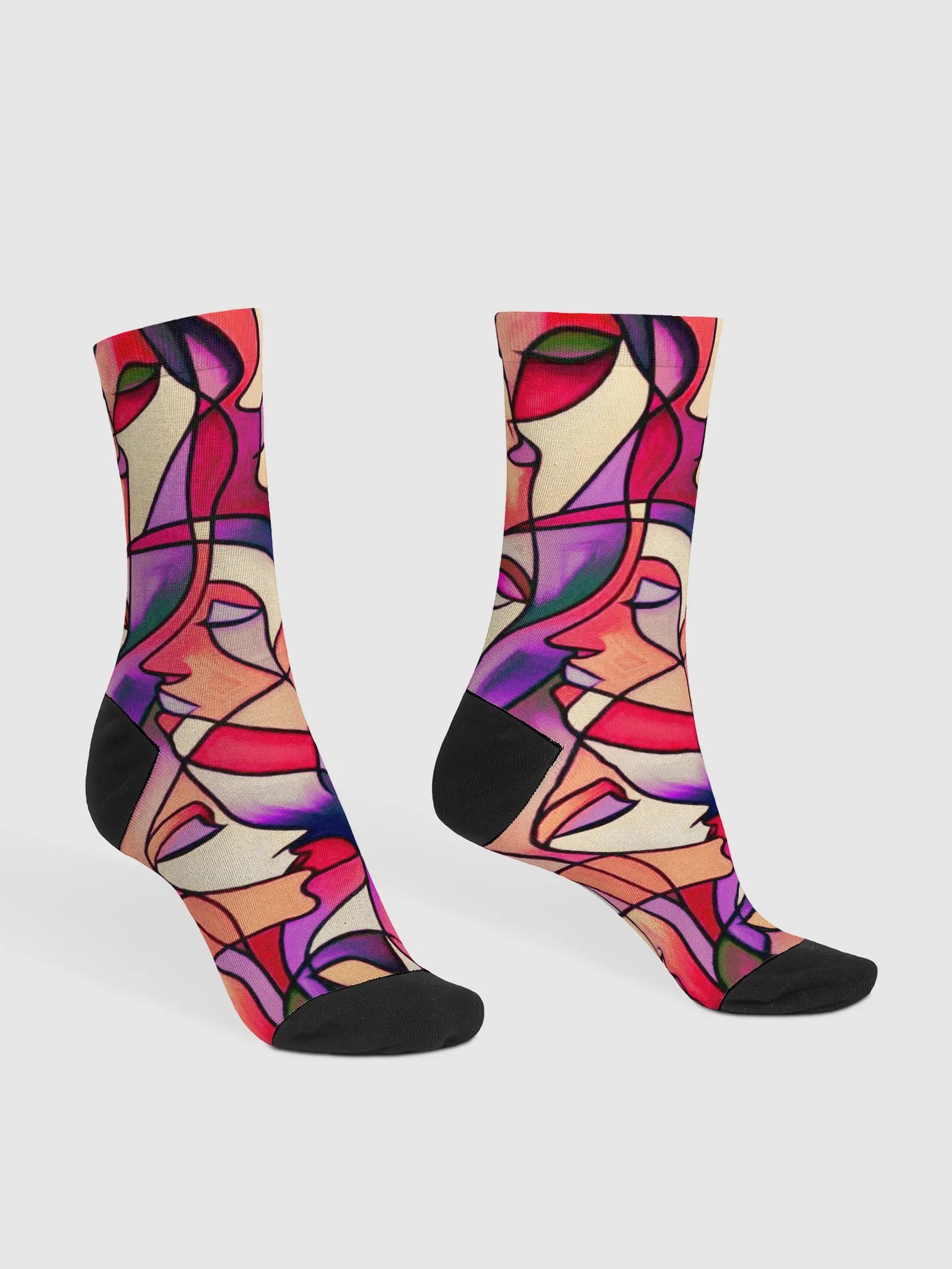 Womеns Faces Socks product image (3)