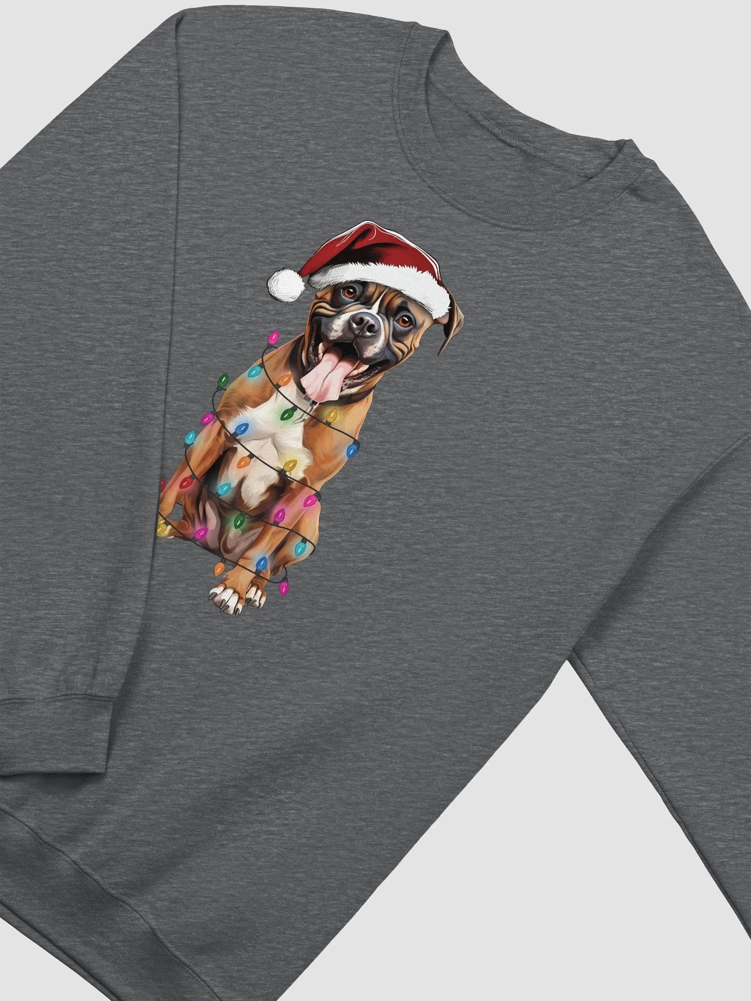 Funny Boxer Christmas Sweatshirt for Boxer Paw-rents product image (4)