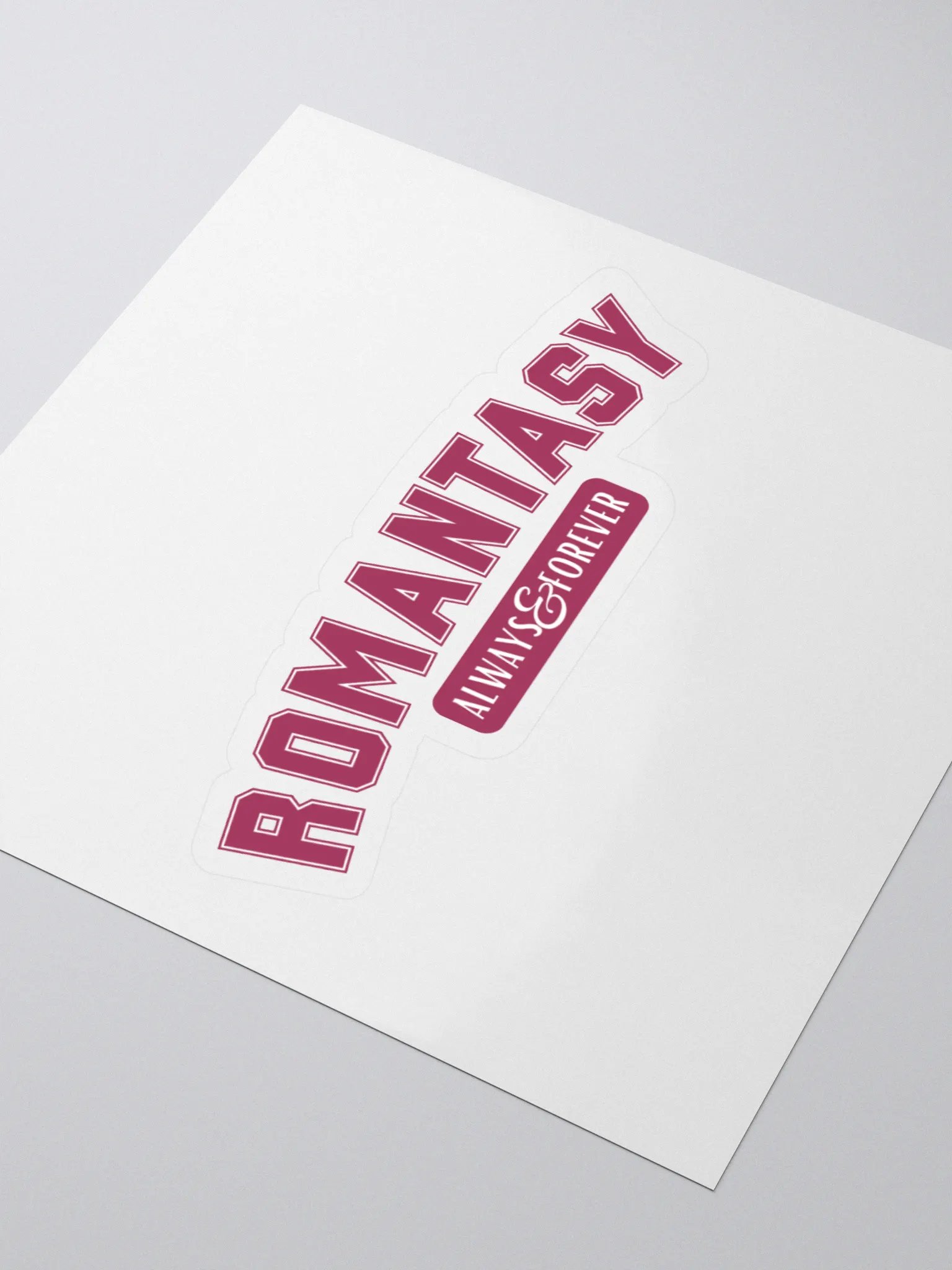 Romantasy - Always & Forever Kiss-Cut Sticker for Fantasy and Romance Readers product image (3)