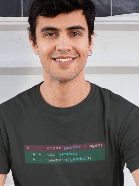 Gender.js Transgender Pride Tee (Unisex) product image (1)