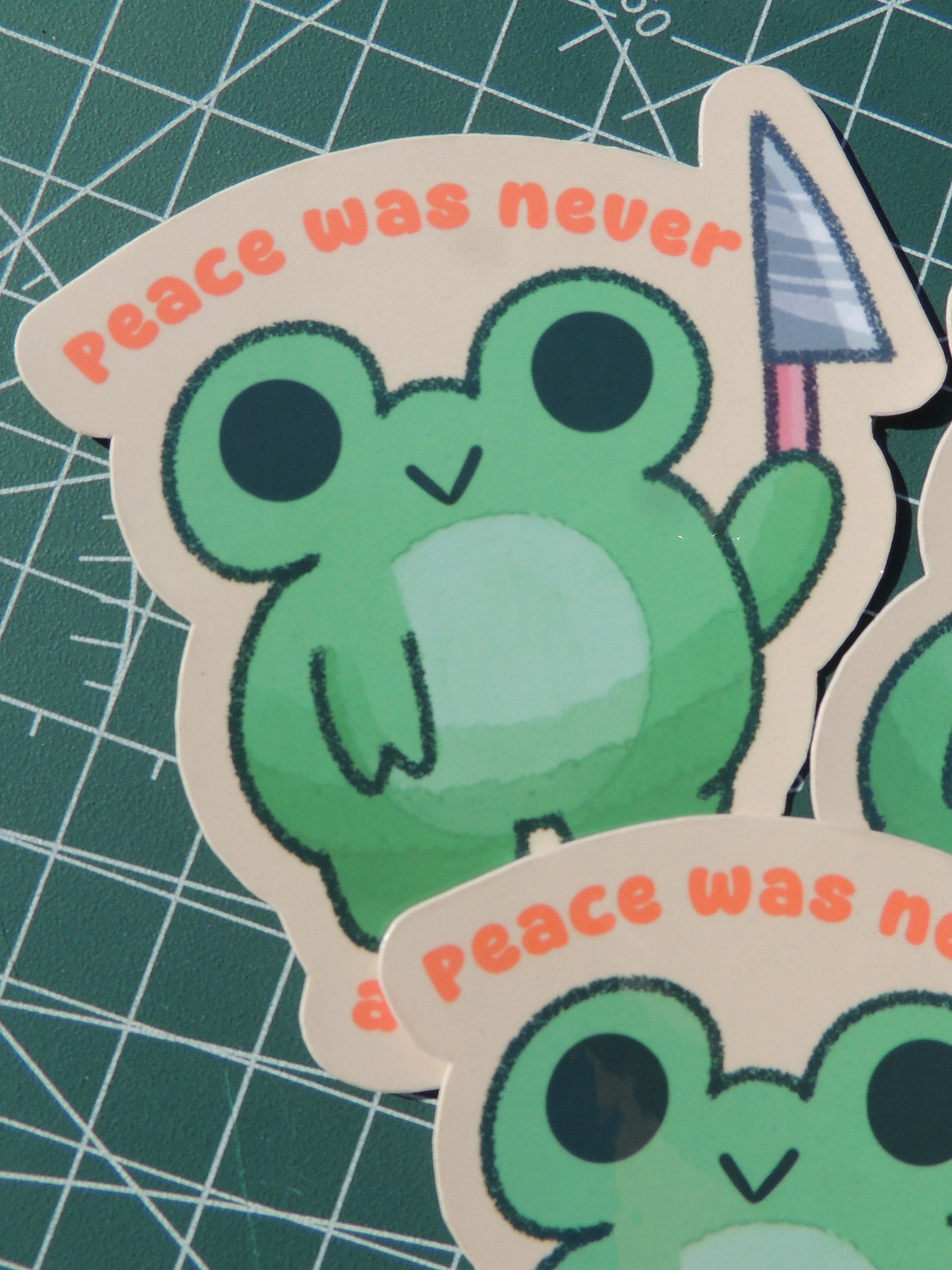 Peace Was Never An Option Sticker product image (2)