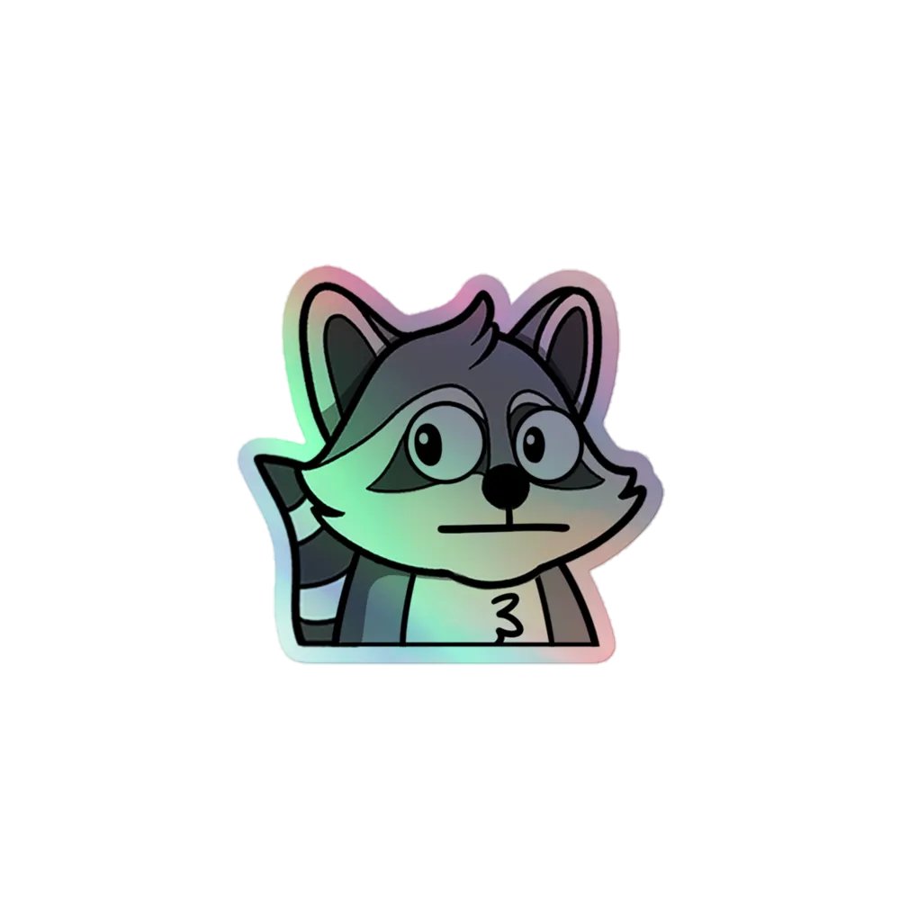 Awkward Holo Sticker product image (1)