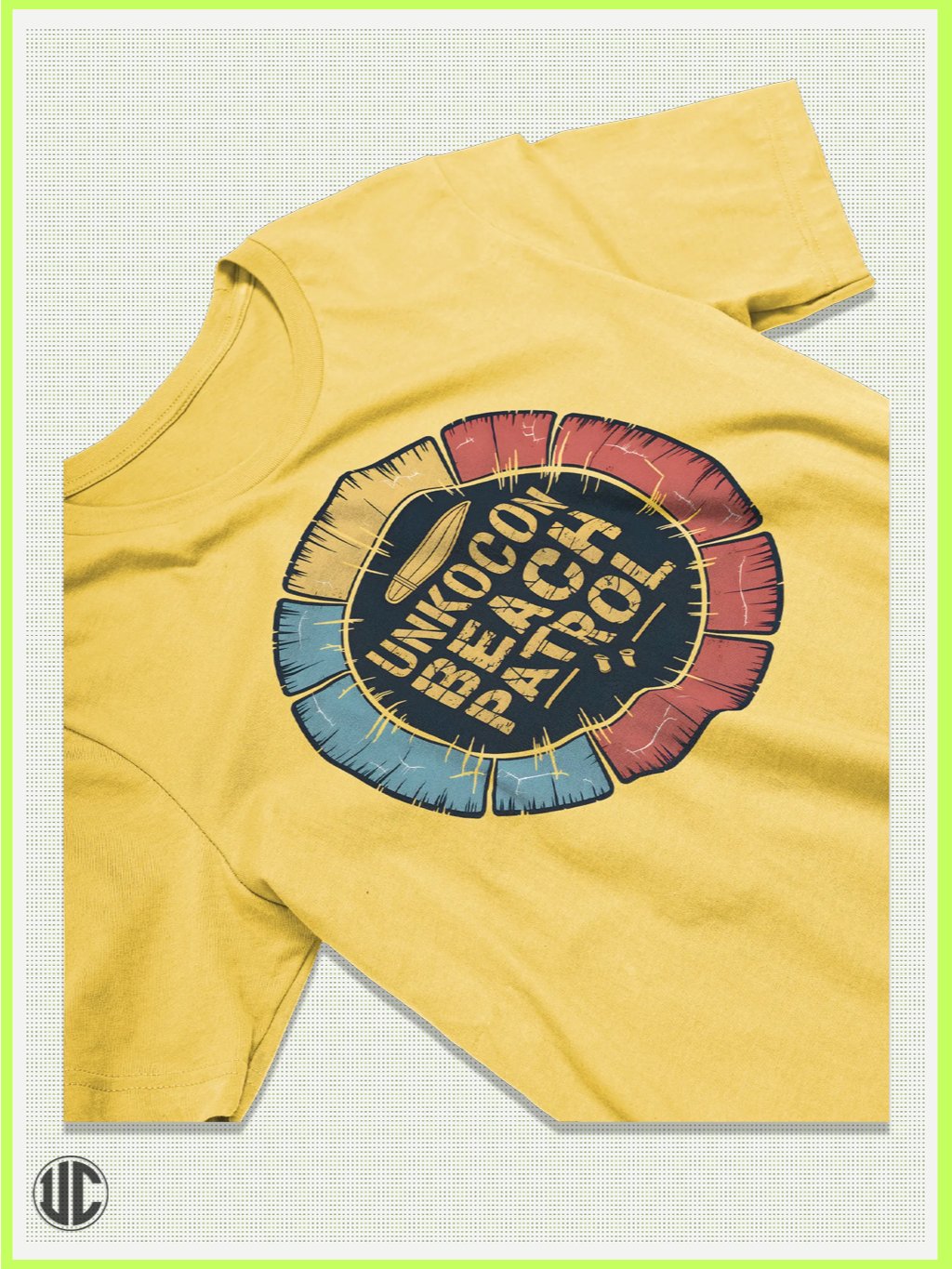 UnkoCon Beach Patrol T-Shirt – Retro Lifeguard Graphic Tee product image (2)
