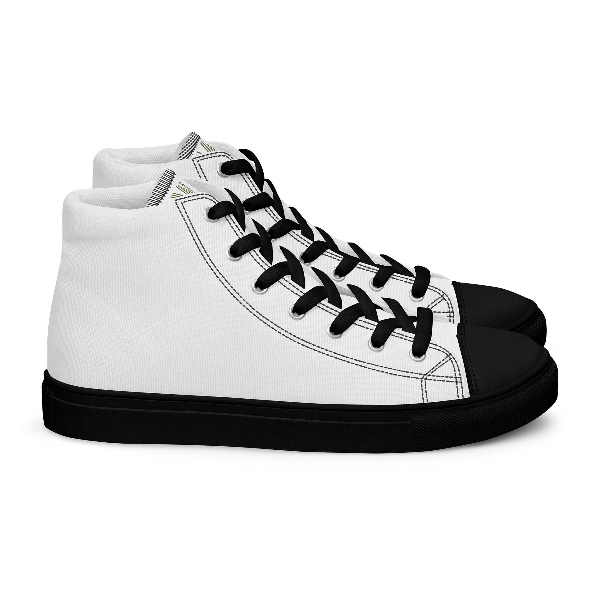 Olive Ribbon 'W' Women's High-Tops product image (9)