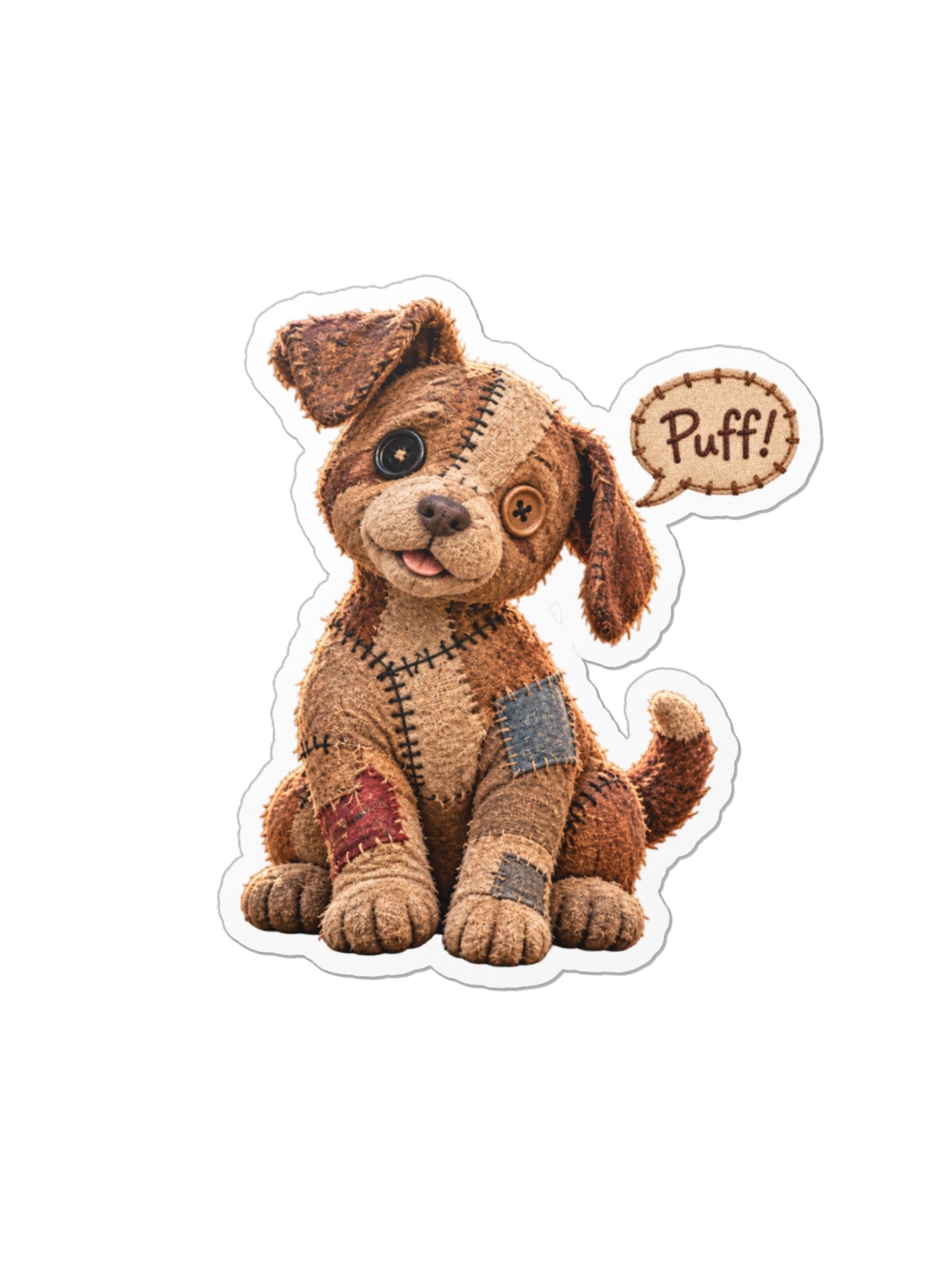 Legends of Laswynd — Messy “Puff!” Sticker product image (1)