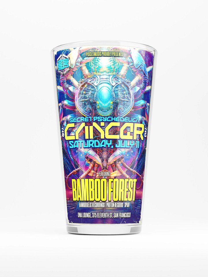 Cancer 2026 Shaker Pint Glass product image (1)