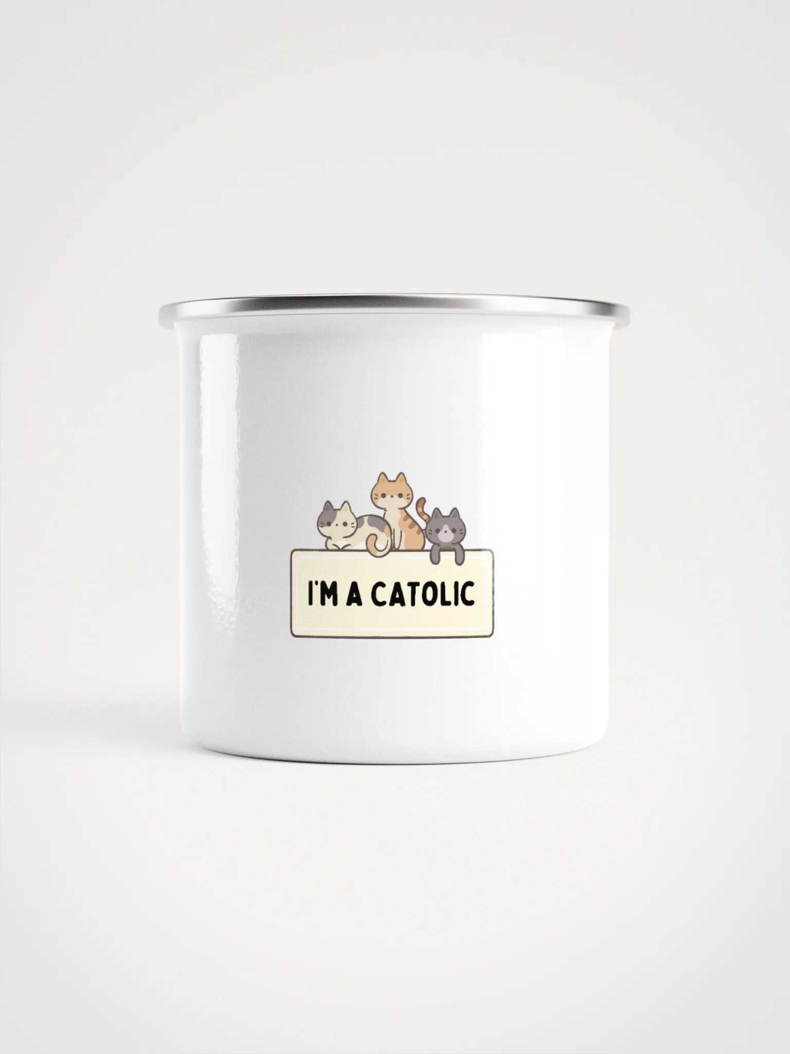Catolic Adventures Enamel Mug product image (2)