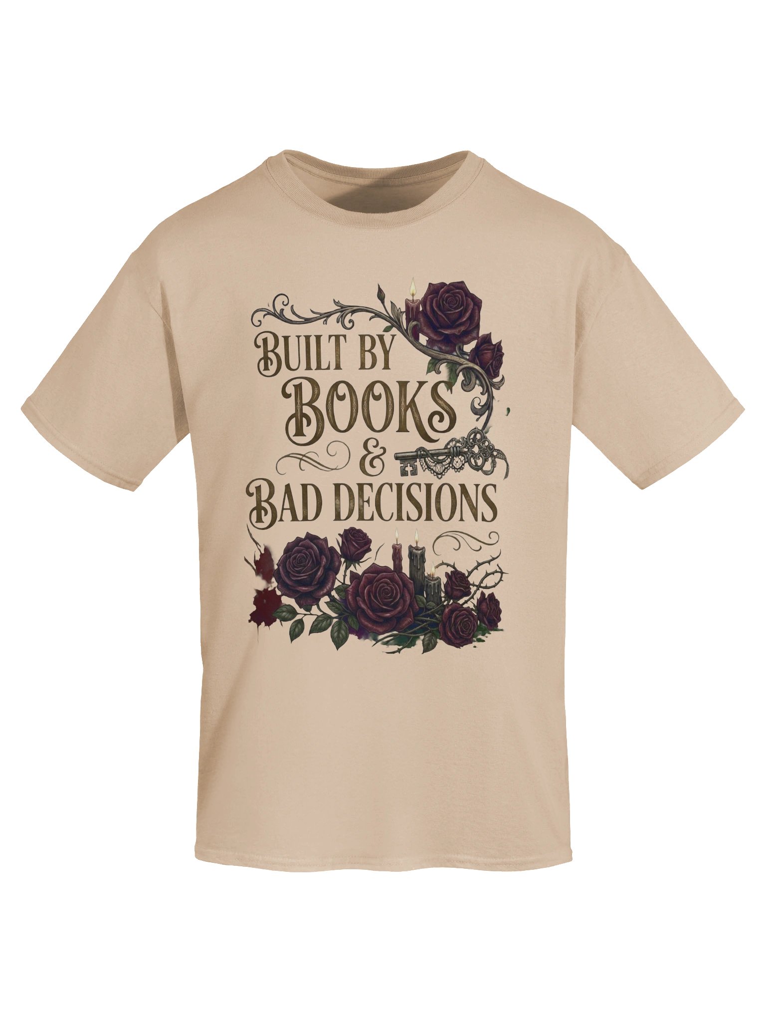 Built by Books and Bad Decisions Comfort Tee | Dark Romance & BookTok Merch product image (54)
