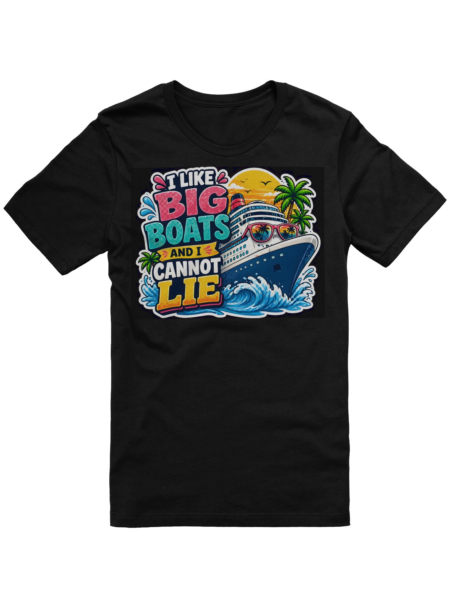 I Like Big Boats: Cruise T-Shirt product image (1)