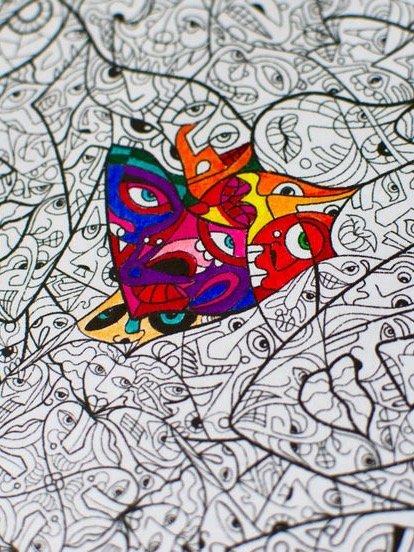 Fragmented Souls Colouring Book product image (5)