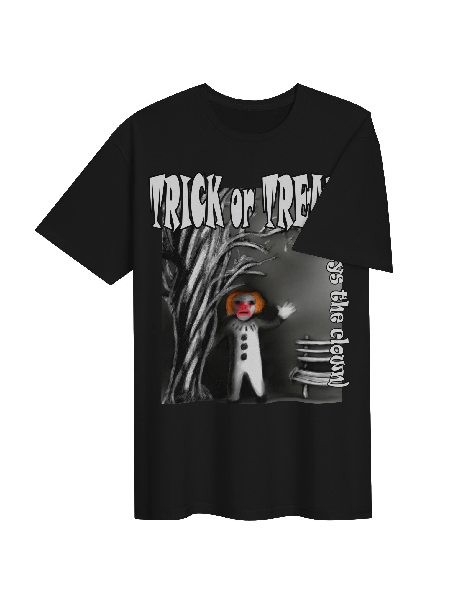 Clown "Trick or Treat" T-Shirt. Unisex Gildan Softstyle T-Shirt product image (3)
