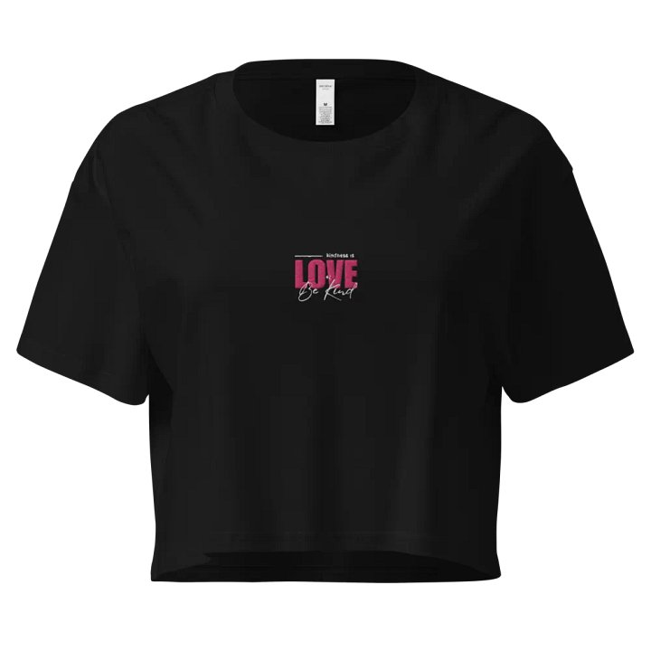 Love Script Pink Crop Top product image (1)