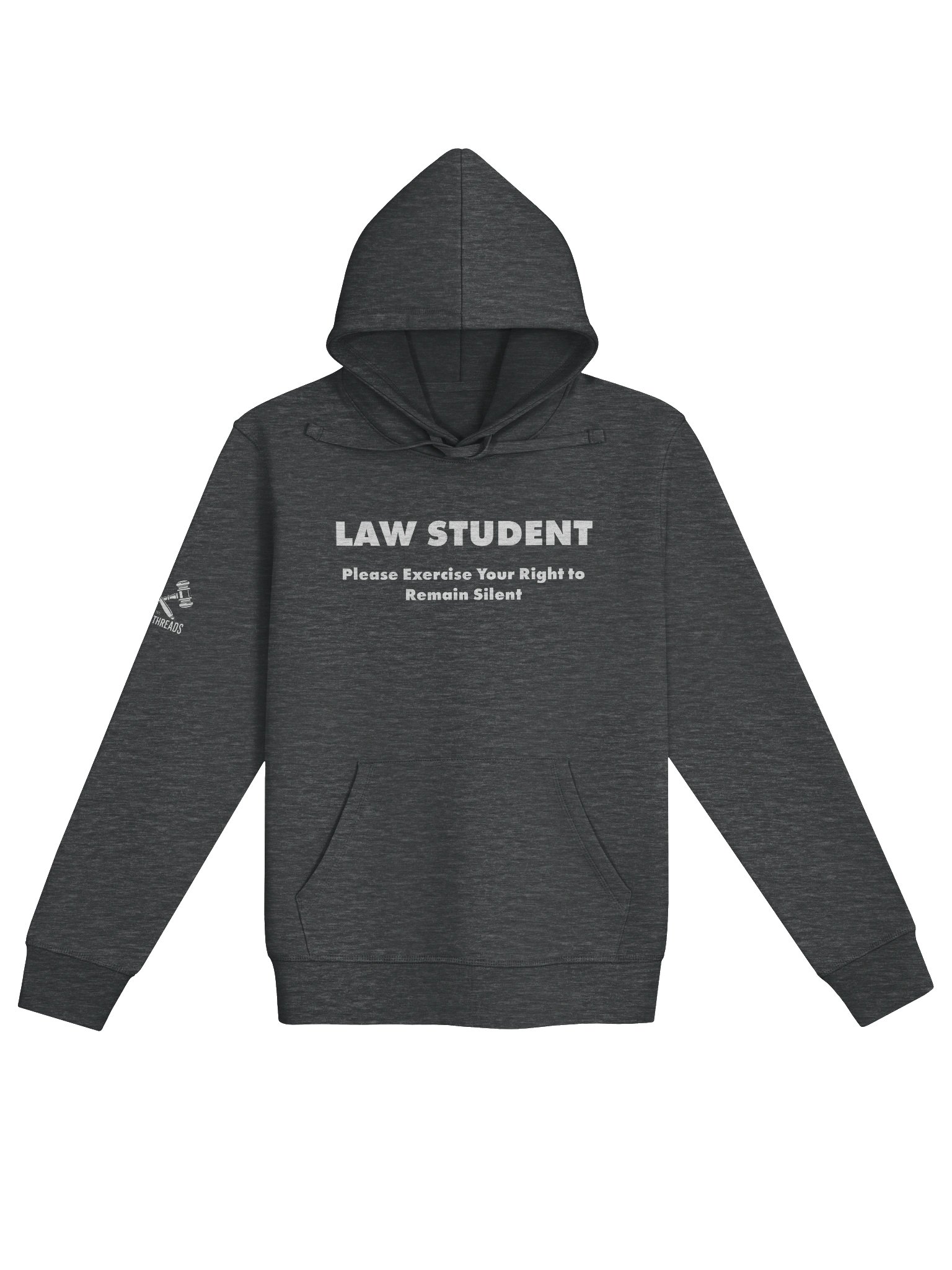 Law Student - Hoodie - Remain Silent product image (2)