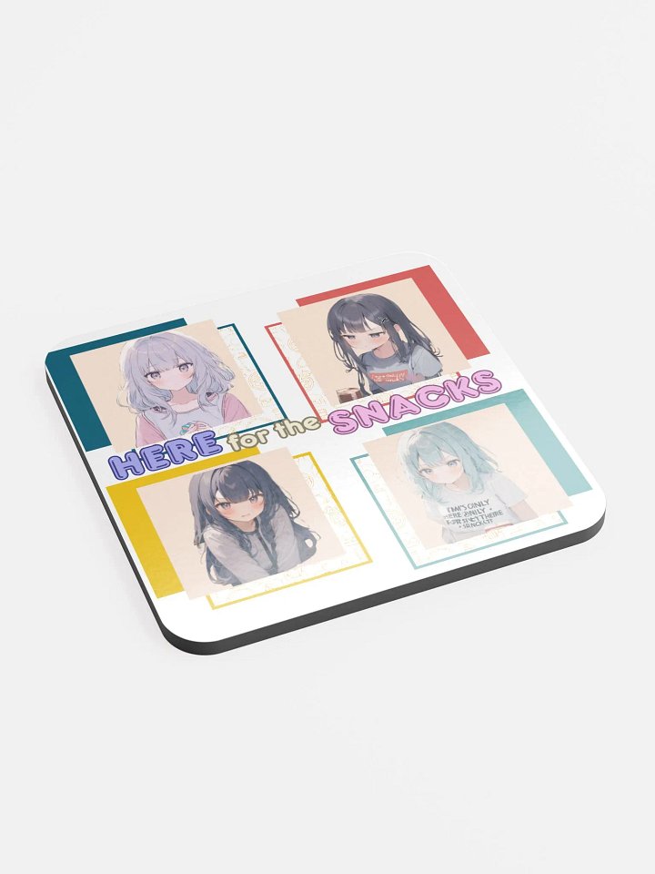 Anime Snack Attack Cork Coaster product image (2)