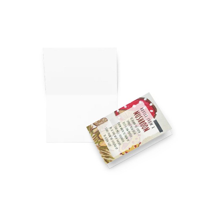 Advice From a Mushroom Greeting Card product image (2)