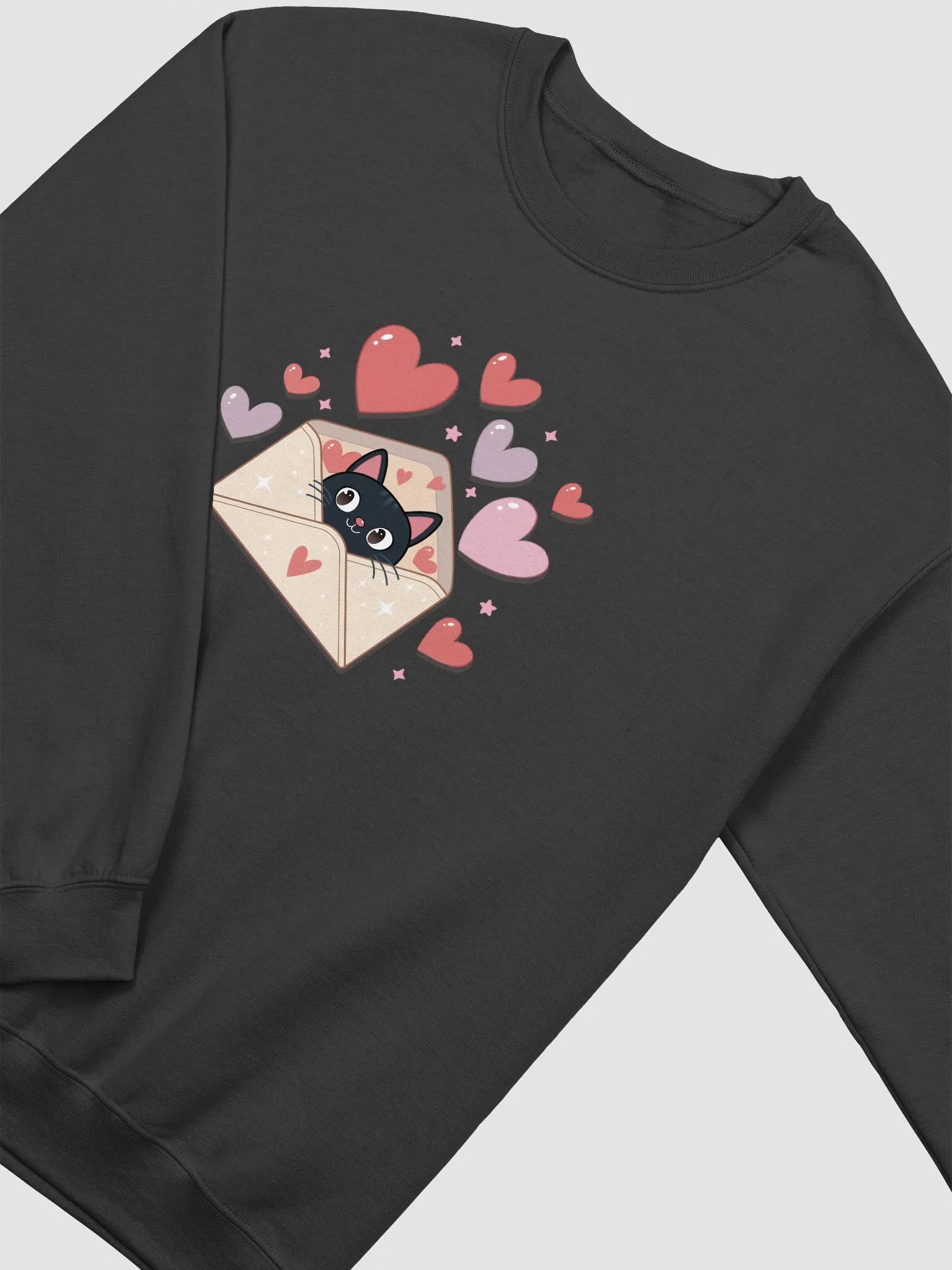 Feline Valentine Envelope - Crewneck Sweatshirt product image (2)