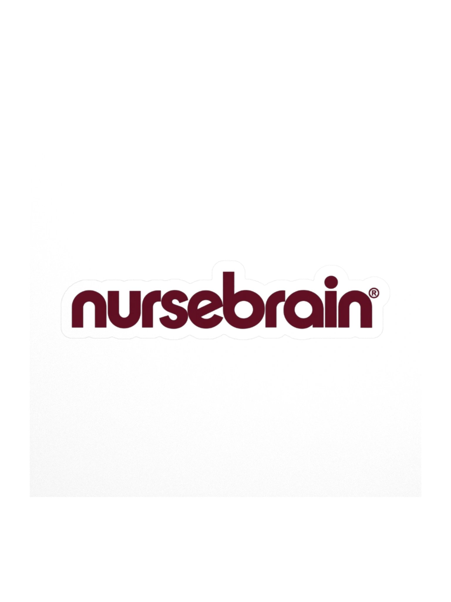 NurseBrain® Circular Sticker product image (1)