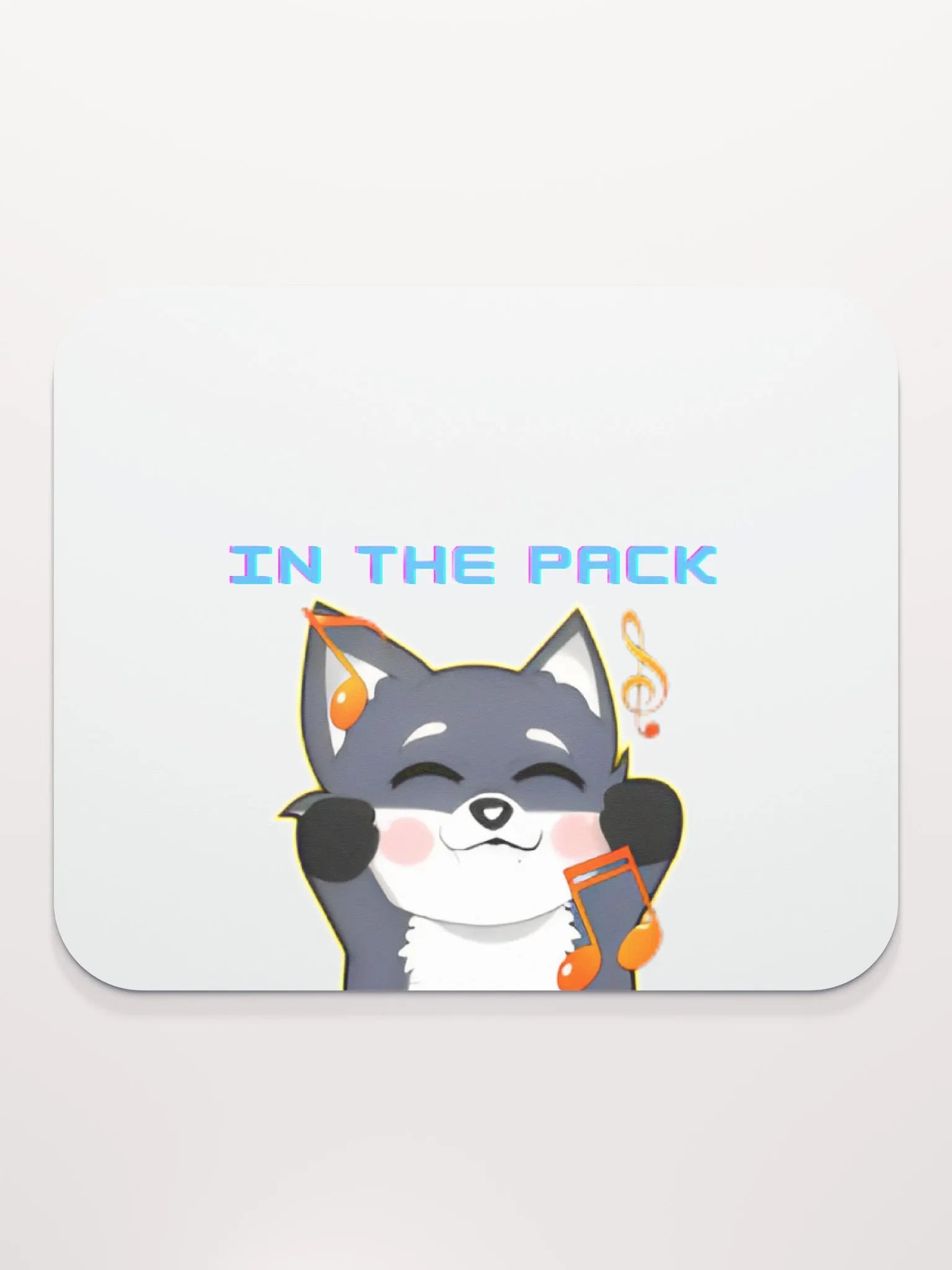 Wolf Emote In The Pack Mouse Pad product image (2)