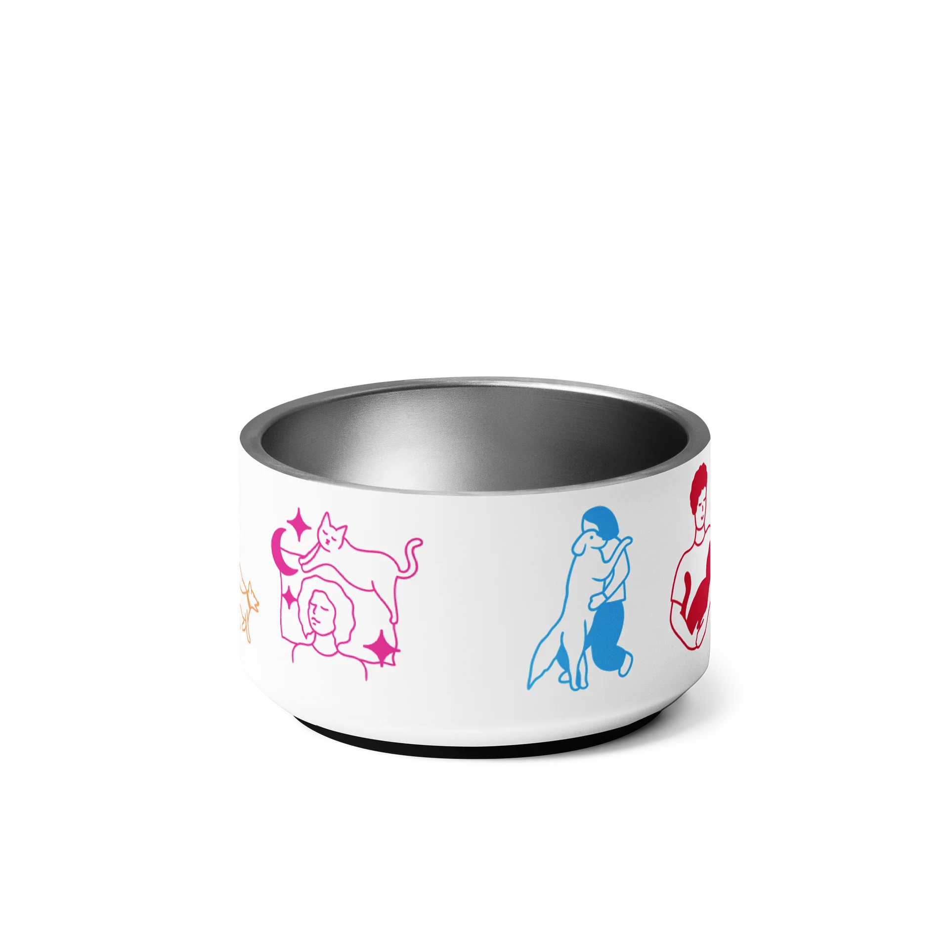 Metal Pet Bowl "A Home Without Pets is Just a House!" product image (3)