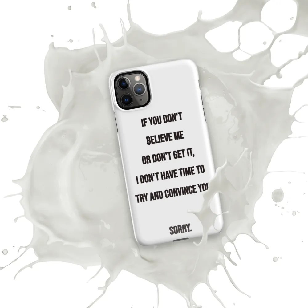 SATOSHI Quote - iPhone Snap Case product image (50)